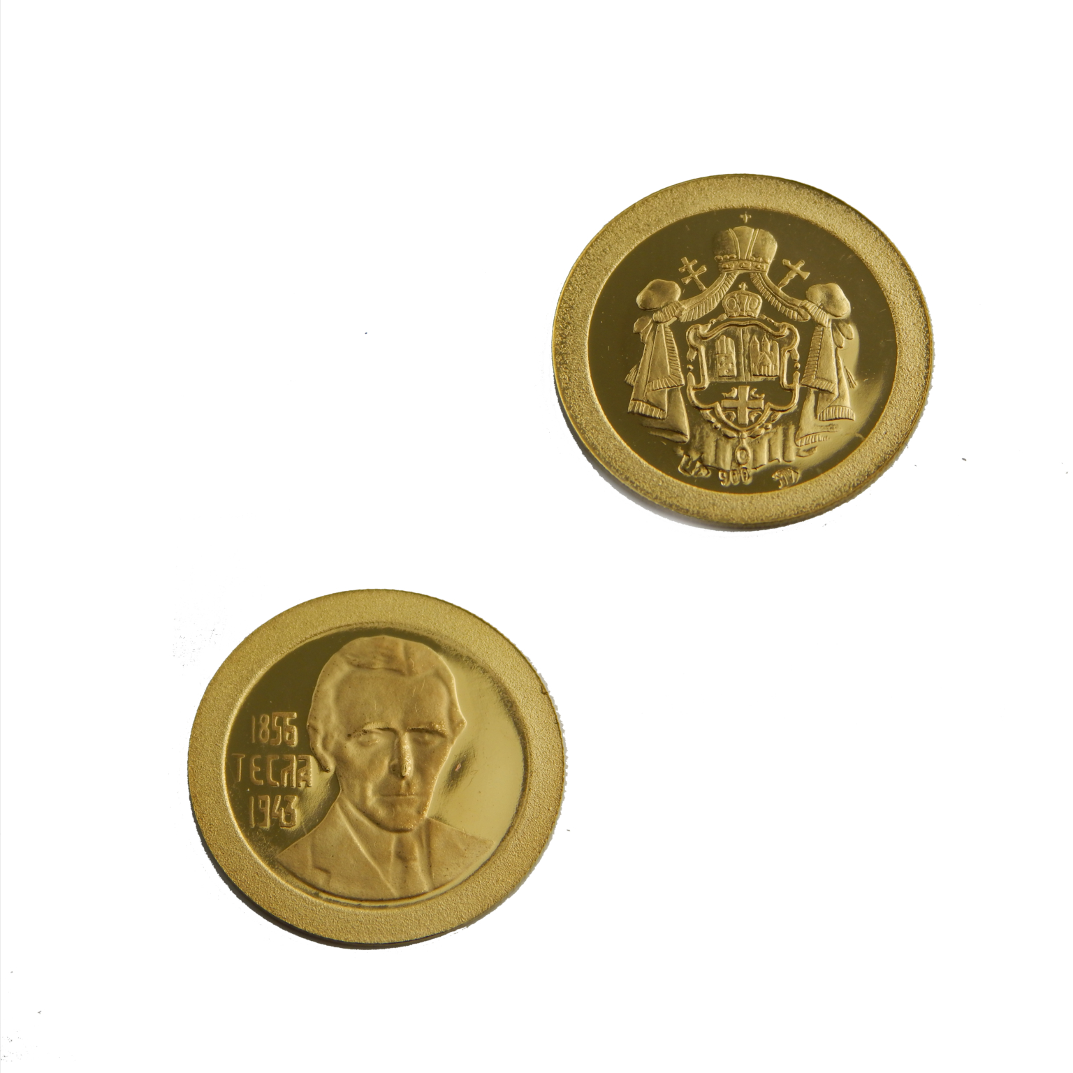 DUKAT 2,00g NIKOLA TESLA - Malbasic Zlatara Banja Luka